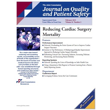 The Journal on Quality and Patient Safety