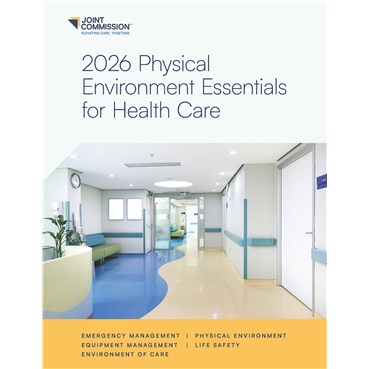 2026 Physical Environment Essentials for Health Care cover