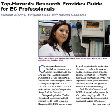 Top-Hazards Research Provides Guide for EC Professionals
