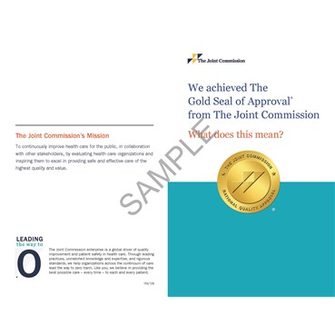 Gold Seal of Approval&#174; Brochures, English version