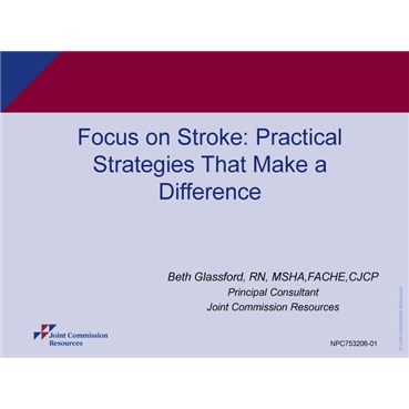 Focus on Stroke Presentation
