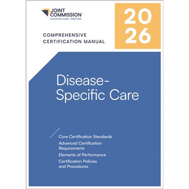 2026 Comprehensive Certification Manual for Disease Specific Care Including Advanced Programs for DS