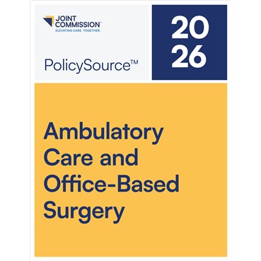 2026 PolicySource Ambulatory Care and Office-Based Surgery cover