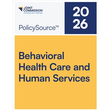 2026 PolicySource Behavioral Health Care and Human Services cover