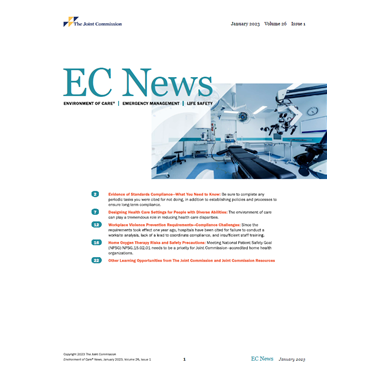 Environment of Care News