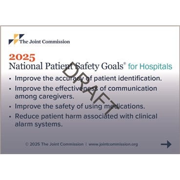 2025 National Patient Safety Goals for Hospitals Badge Buddies &#40;10-pack&#41;